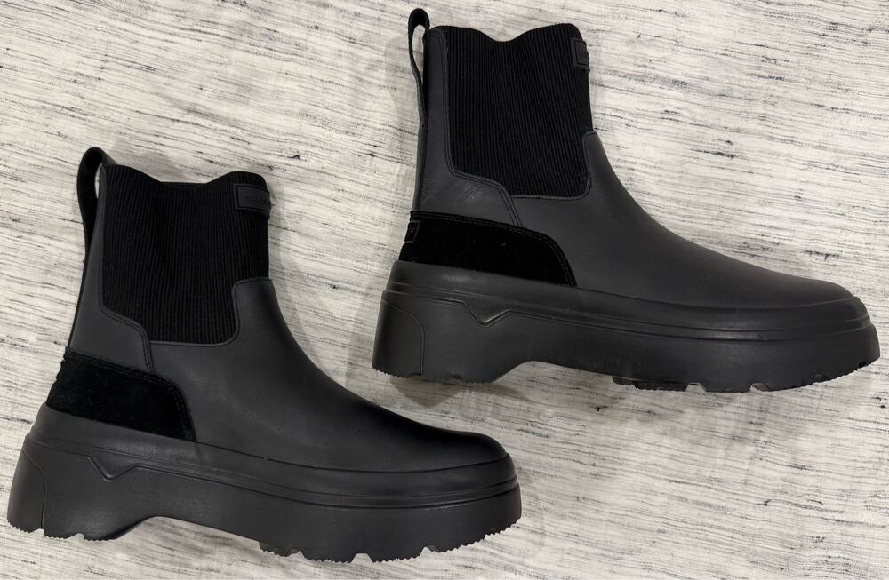 Hunter Explorer Lug Chelsea Boots Womens 11 Black